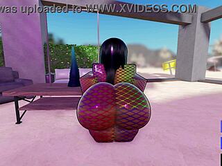 i love riding this big black dildo solo