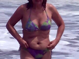 Beach Urge Sparks Big Cock Masturbation Temptation