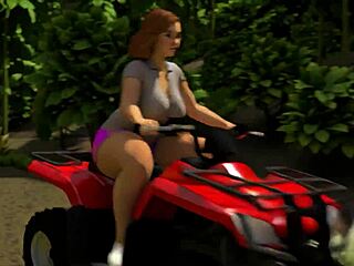 Curvy Wife Rides Hard on Jungle Vacation