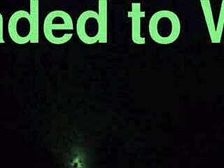 flashing natural tits privately on warm night prowl