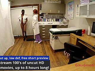 soccer star jewel gets tanned shaved pussy examined hospital fetish