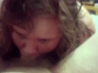 Curvy Mature Woman with Huge Boobs Teases Cock