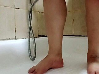 Chubby Asian Shares Her Barefoot Fetish For Lovers