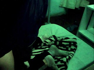 Latina emo milf bends over bed then darkness for intense doggystyle