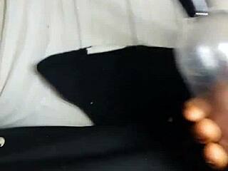 i get my cock slurped by beautiful ebony teen slut