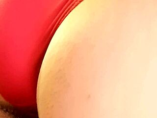 Gordita latina rides neighbor's huge cock closeup