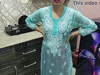 i'm desi stepmom teaching stepson kitchen fucking with big tits hindi