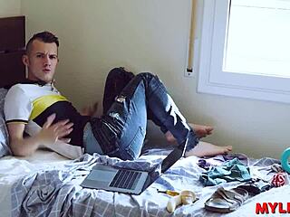 mylfex - nagging housewife confronts her quiet lover in the garage