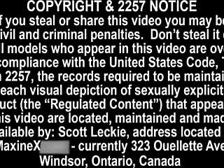 Scott Rhodes sybians Maxine X before massive facial blast