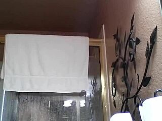 asian amateur indulges in steamy shower bathing ritual