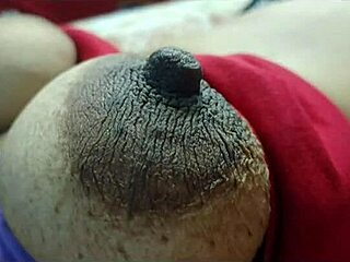 desi wife presses juicy boobs bares shaved pussy