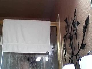 asian amateur indulges in steamy shower bathing ritual
