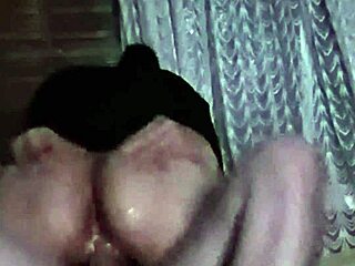 Curvy Colombian Brunette's Saggy Natural Tits Massage Turns into Hairy Dildo Solo Play
