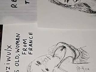 Cum Covers Her Tits in Erotic Massage Finish