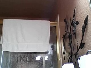 asian amateur indulges in steamy shower bathing ritual