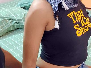 malaysian girl tempts neighbor into secret bedroom encounter