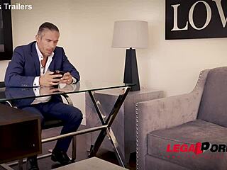 aussie blonde slut sydney cole deepthroats and fucks on first work day