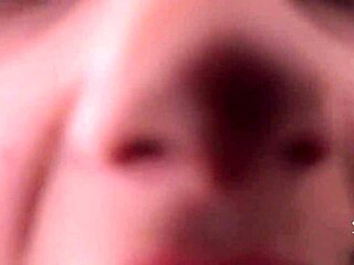 gf's hot friend gives deepthroat blowjob almost caught