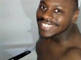 Cum Covers Her Tits in Erotic Massage Finish