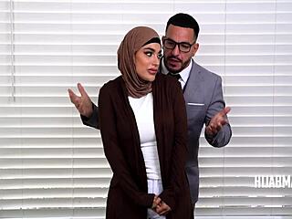 hijab slut doorway fingered into debauchery peter green