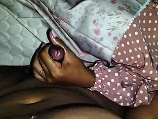 Indonesian amateur handjob blowjob ends in hot cumshot