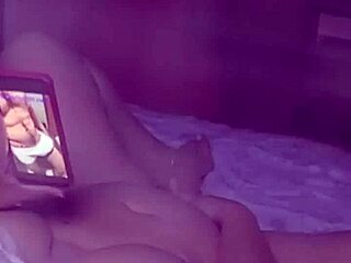 caught her masturbating to another guy early 😈💦