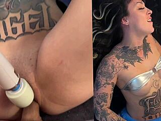 Tatted College Babe MILLIE MILLZ Glory Hole Sloppy Deepthroat With TEDDY TARANTINO