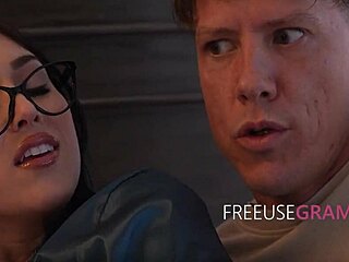 Deadpan doll, wanna join our freeuse couple fuck?