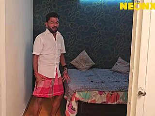 Desi Bhabhi's Passionate Nude Bathroom Lick Session