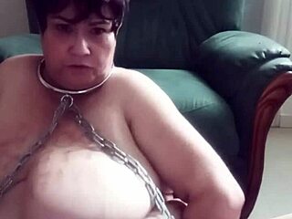 Bound french slut marie degrades in toilet toy uro session!