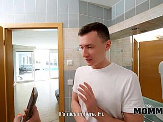 Mommy4K: Czech Milf Janet Alfano's Steamy Shower Turns into Young Cock Ride