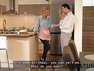 mature lynna nilsson guides first hardcore kitchen deflowering