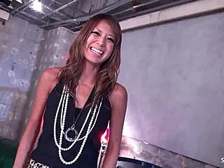 skinny japanese babe mikuni maisaki sucks and swallows cum