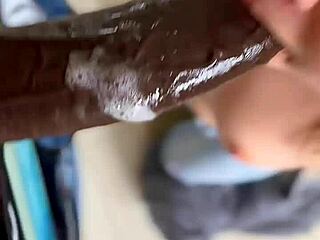 lunch break... bosses girl slurps bbc sloppy deep