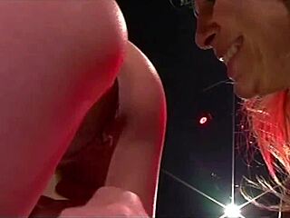 blondes dirty talk kissing wet pussies at private club