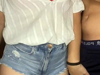 debora mendes gives sloppy deepthroat then rides wellington's huge cock doggy style