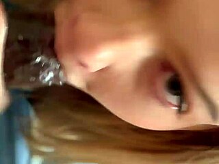 lunch break... bosses girl slurps bbc sloppy deep