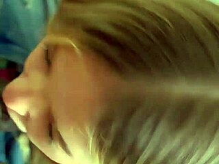 lunch break... bosses girl slurps bbc sloppy deep