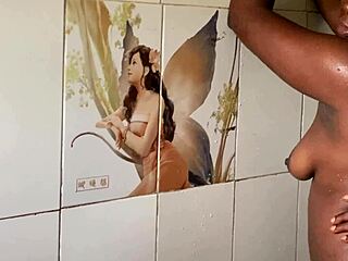 curvy amateur babe bent over for wild bathroom hardcore pounding!