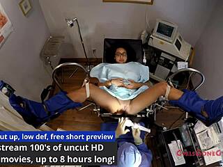 Spy Cam Catches Mia Sanchez Gyno Exam Spread Pussy