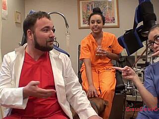 Spy Cam Catches Mia Sanchez Gyno Exam Spread Pussy