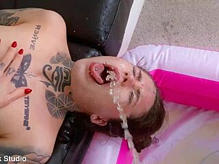 mari galore gags on old cock before anal ramming showtime
