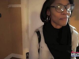 sylvia nerdy ass pussy banged swallows cum