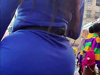 WATCH DARKCHOCOLATEBARBIE'S HUGE ASS SHAKING PUBLIC COMPILATION!