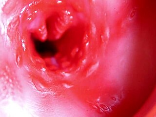 a massive red cock throbs deep in juicy hole ready to explode cum anytime