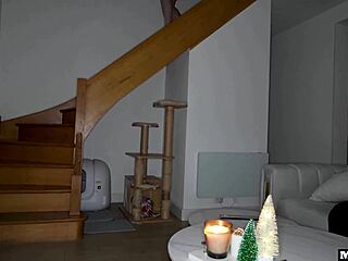 whoa french santa with huge tits pounded hard on christmas eve 🎅🍆💦😍 huge ass bouncing wildly french babe interracial rough