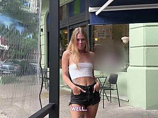 blonde american tourist's wild buenos aires night explodes in dp threesome!