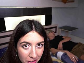 Amateur couple dives into hardcore tits blowjob deepthroat fucking curvy babe wet pussy tight ass