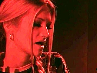 Hey, watch this tattooed brunette get fucked hard in sexy outfit!