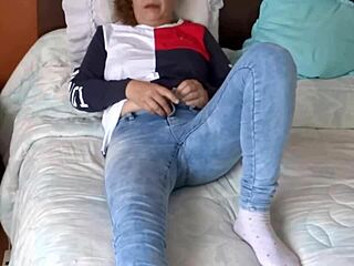 stepbro's huge cock makes me cum hard in hairy pussy